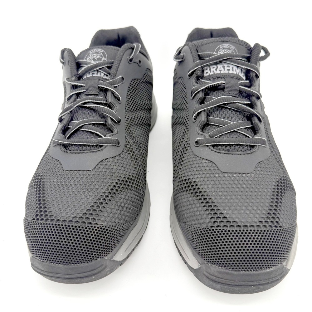 Brahma Work Shoe Mens 10 Black Safety Toe Mesh Enduropro Safe Comfort Durable - Picture 8 of 12